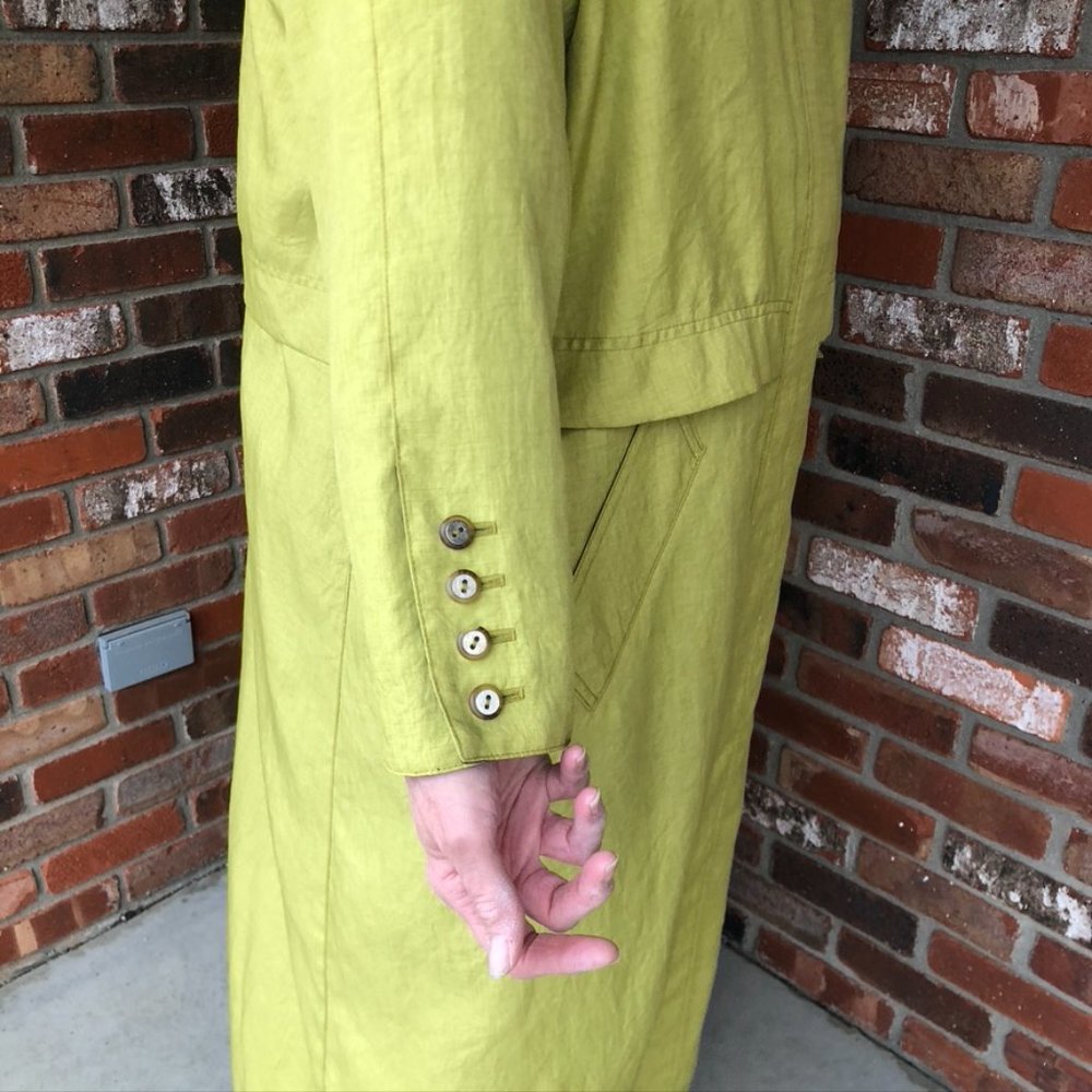 VINTAGE  J. GALLERY  TRENCH COAT  NEW - Picture 6 of 11